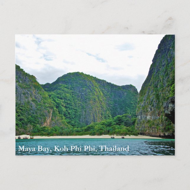 Postal Maya Bay, Koh Phi Phi, Tailandia (Anverso)