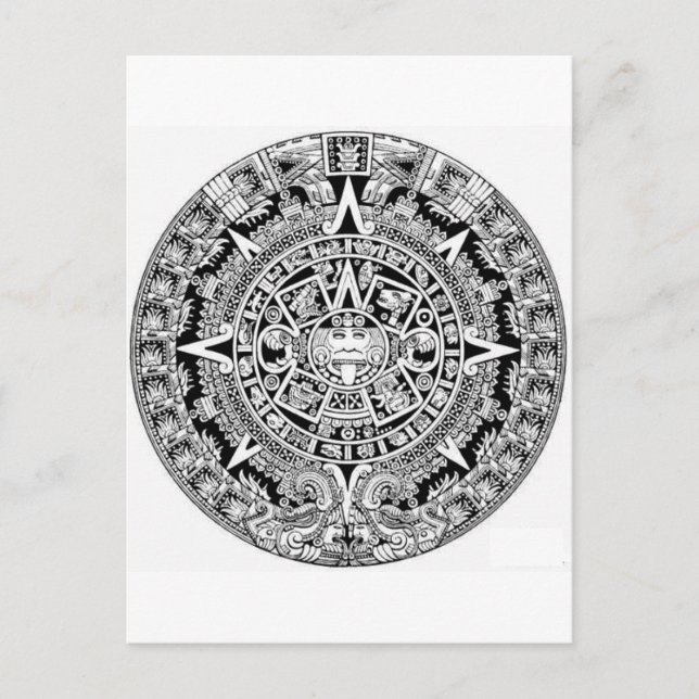 Postal Mayan Calander (Anverso)