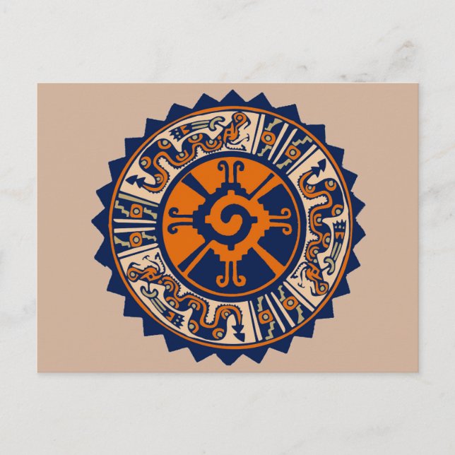 Postal Mayan Hunab Ku (Anverso)