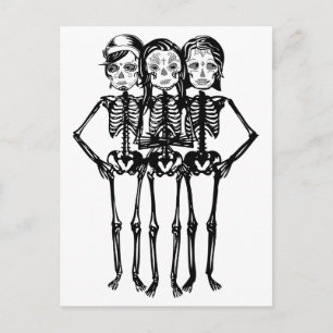 Postal mayday : Blanco y negro