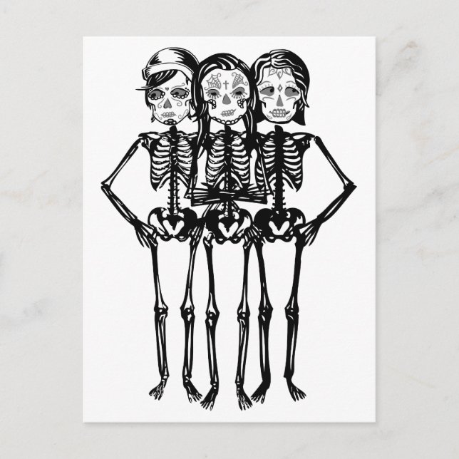 Postal mayday : Blanco y negro (Anverso)