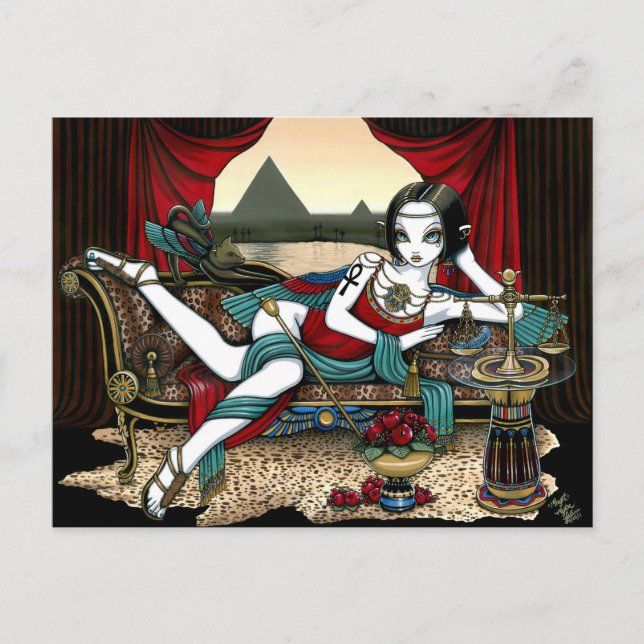 Postal Mayet Egyptian Goddess Maat Angel Postcard (Anverso)