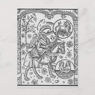 Postal Mayo, desde el "Almanach des Bergers", 1491