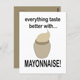 Postal Mayonnaise Sauce Food Funny Mayonnaise