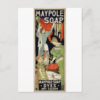 Postal Maypole Soap Dyes Any Color - Países Bajos 1896