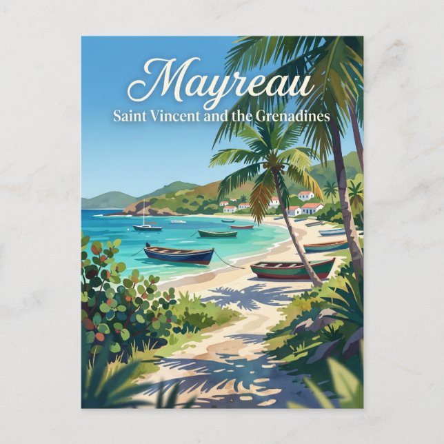 Postal Mayreau San Vicente y las Granadinas (Anverso)