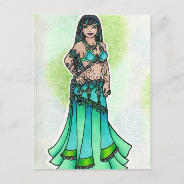 Postal Maysun Belly Dancer (Anverso)