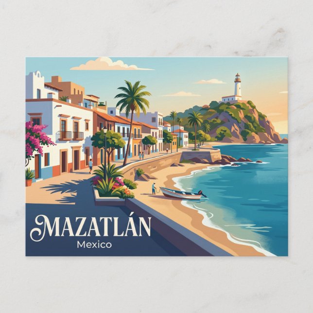Postal Mazatlán México (Anverso)