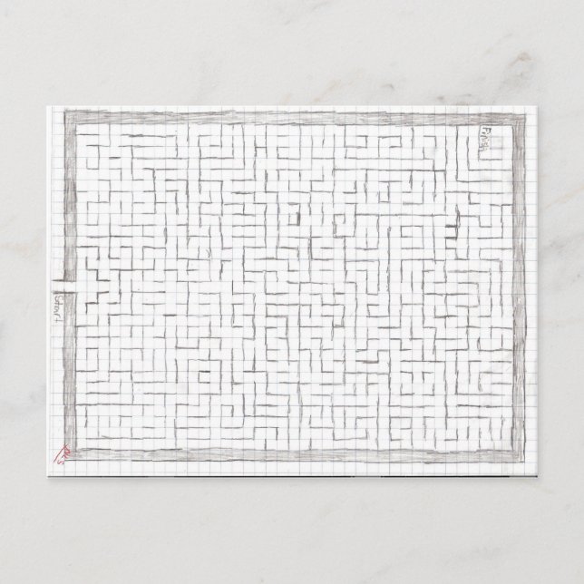 Postal Maze 1 (Anverso)