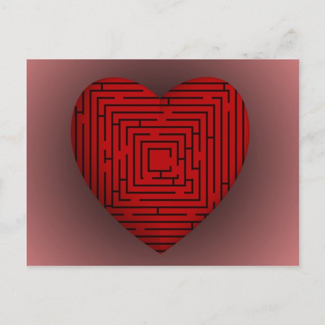 Postal Maze Heart (Anverso)