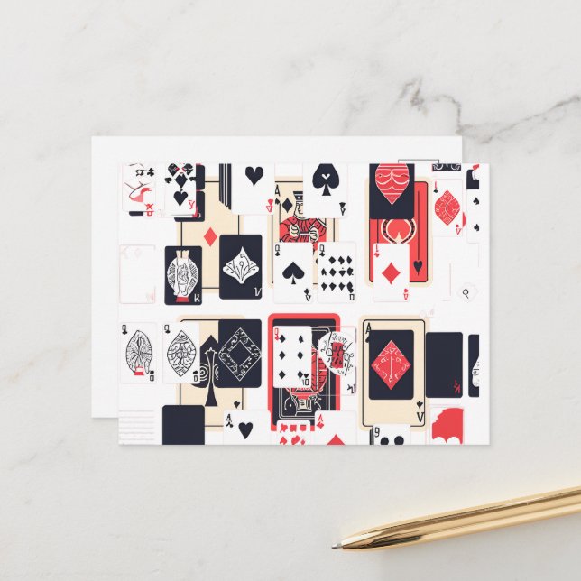 Postal Mazo de Cartas (Anverso/Reverso In Situ)