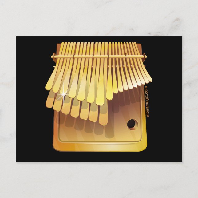 Postal Mbira de oro (Anverso)