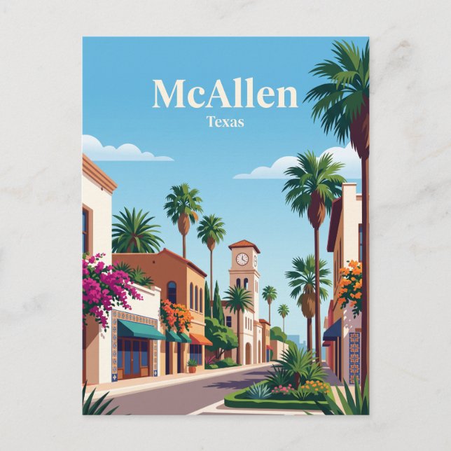 Postal McAllen, Texas (Anverso)