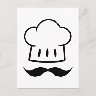 POSTAL MCBHM PERSONALIZADO LOGO GRÁFICO MAESTRO CHEF GORR