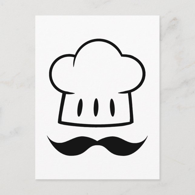 POSTAL MCBHM PERSONALIZADO LOGO GRÁFICO MAESTRO CHEF GORR (Anverso)