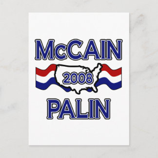 Postal McCain Palin 2008