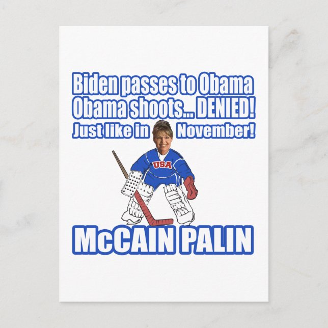 Postal McCain Palin Denied (Anverso)
