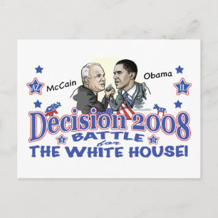 Postal McCain vs Obama 2008