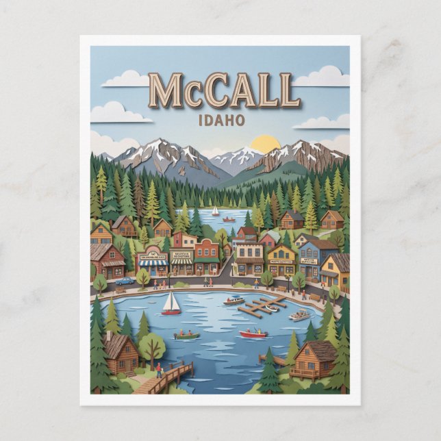 Postal McCall Idaho (Anverso)