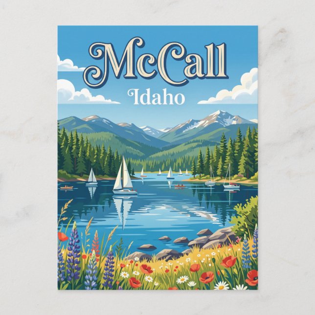 Postal McCall Idaho (Anverso)