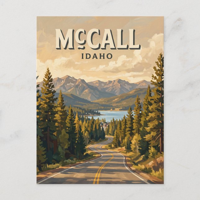 Postal McCall, Idaho (Anverso)