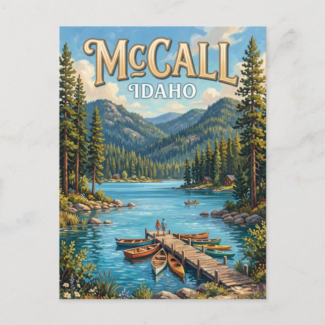 Postal McCall Idaho (Anverso)