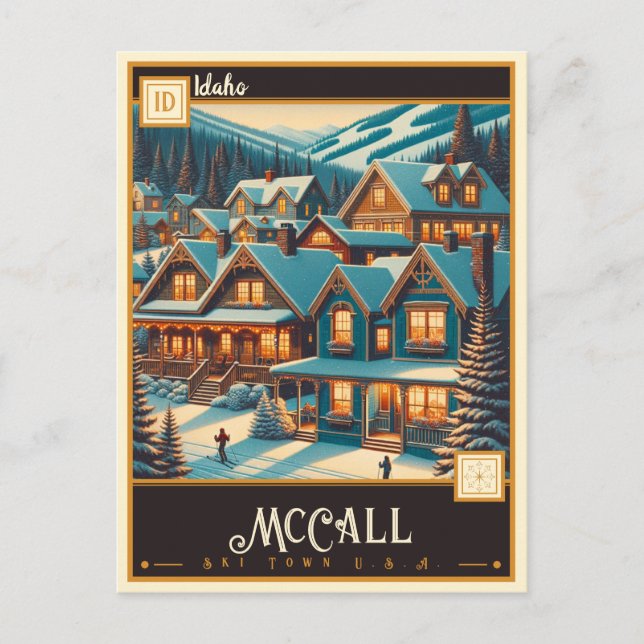 Postal McCall, Idaho | Vintage (Anverso)