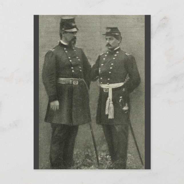 Postal McClellan y McDowell (Anverso)