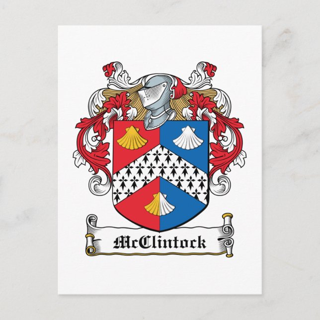 Postal McClintock Family Crest (Anverso)