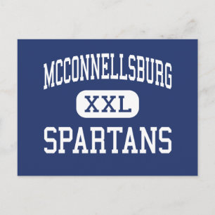 Postal McConnellsburg - Spartans - High - McConnellsburg