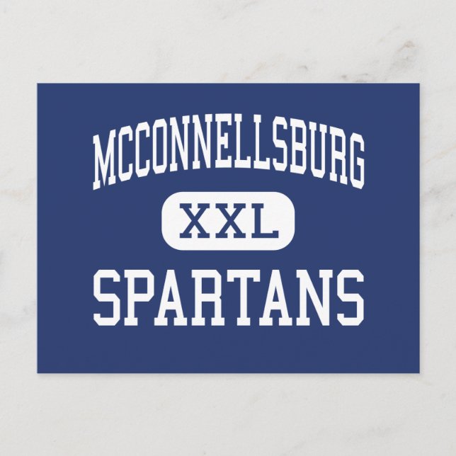 Postal McConnellsburg - Spartans - High - McConnellsburg (Anverso)