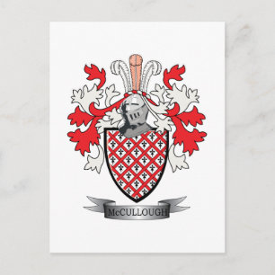 Postal McCullough Family Crest Coat of Arms