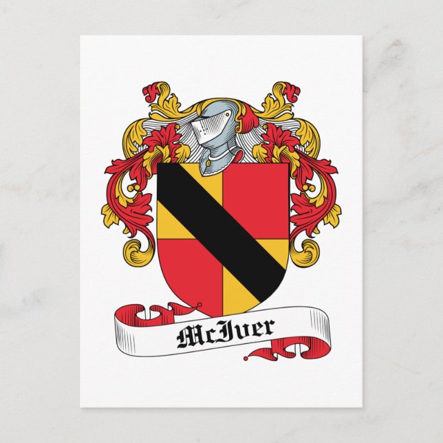 Postal McIver Family Crest (Anverso)