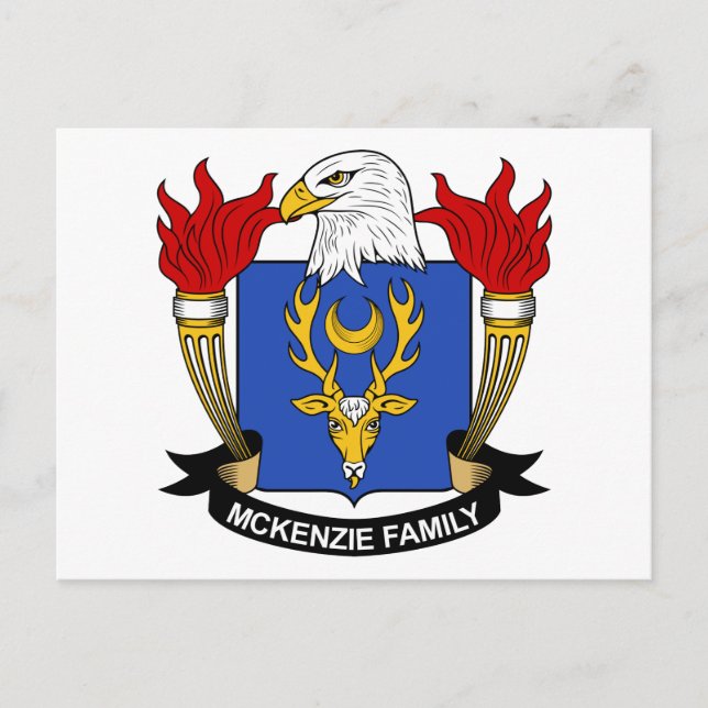 Postal McKenzie Family Crest (Anverso)