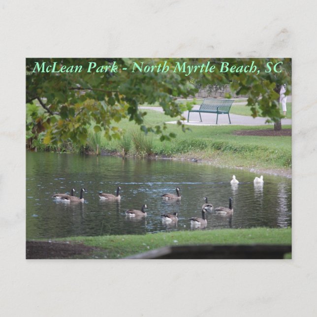 Postal McLean Park - North Myrtle Beach, Carolina del Sur (Anverso)