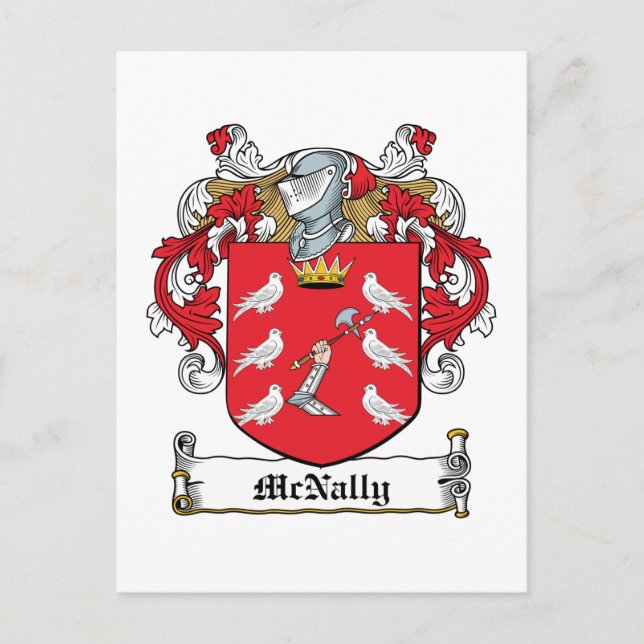 Postal McNally Family Crest (Anverso)