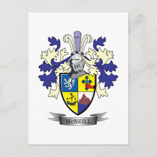 Postal McNeill Family Crest Coat of Arms