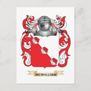 Postal McWilliam Coat of Arms (Family Crest)