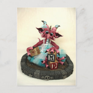 Postal MD Baby Blocks Dragon Postcard