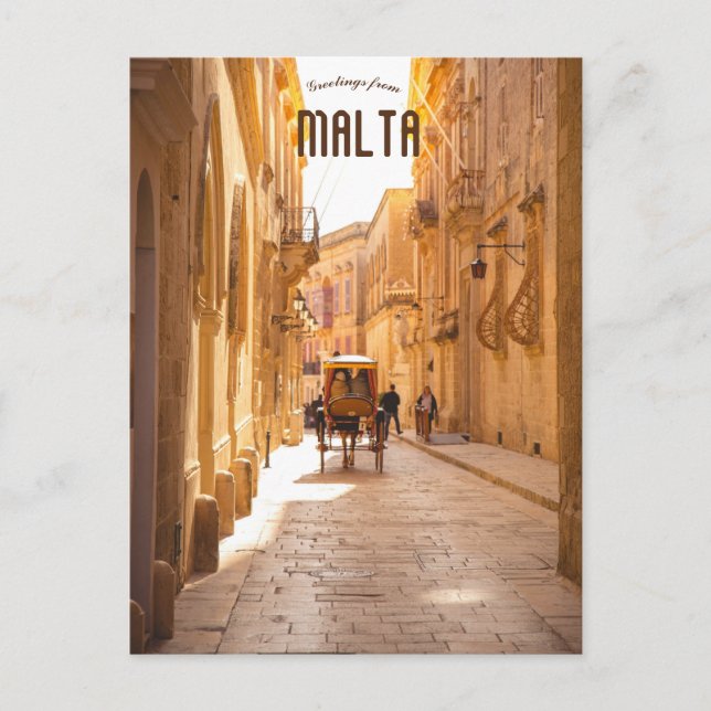 Postal Mdina Malta (Anverso)