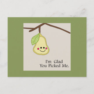 Postal Me alegra que me hayas cogido