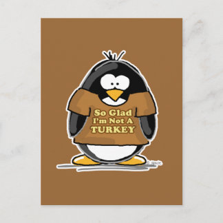 Postal Me alegro de no ser un pingüino de Turquía