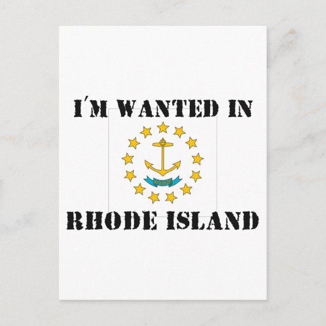 Postal Me buscan en Rhode Island (Anverso)
