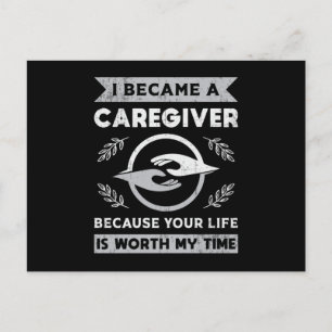 Postal Me Convirtí En Un Cuidador De Atención De Enfermer