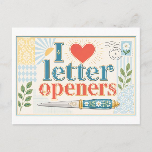 Postal "Me [Corazón] Abre Cartas" (Anverso)