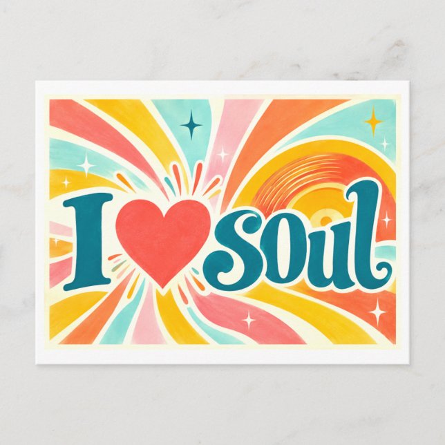 Postal "Me [Corazón] Alma" (Anverso)