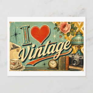Postal "Me [Corazón] Antiguo"