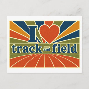 Postal "Me [Corazón] Atletismo"