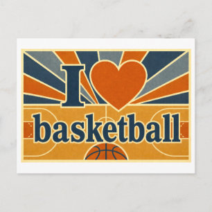 Postal "Me [Corazón] Baloncesto"