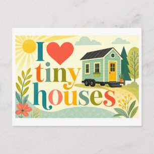 Postal "Me [Corazón] Casas Pequeñas"